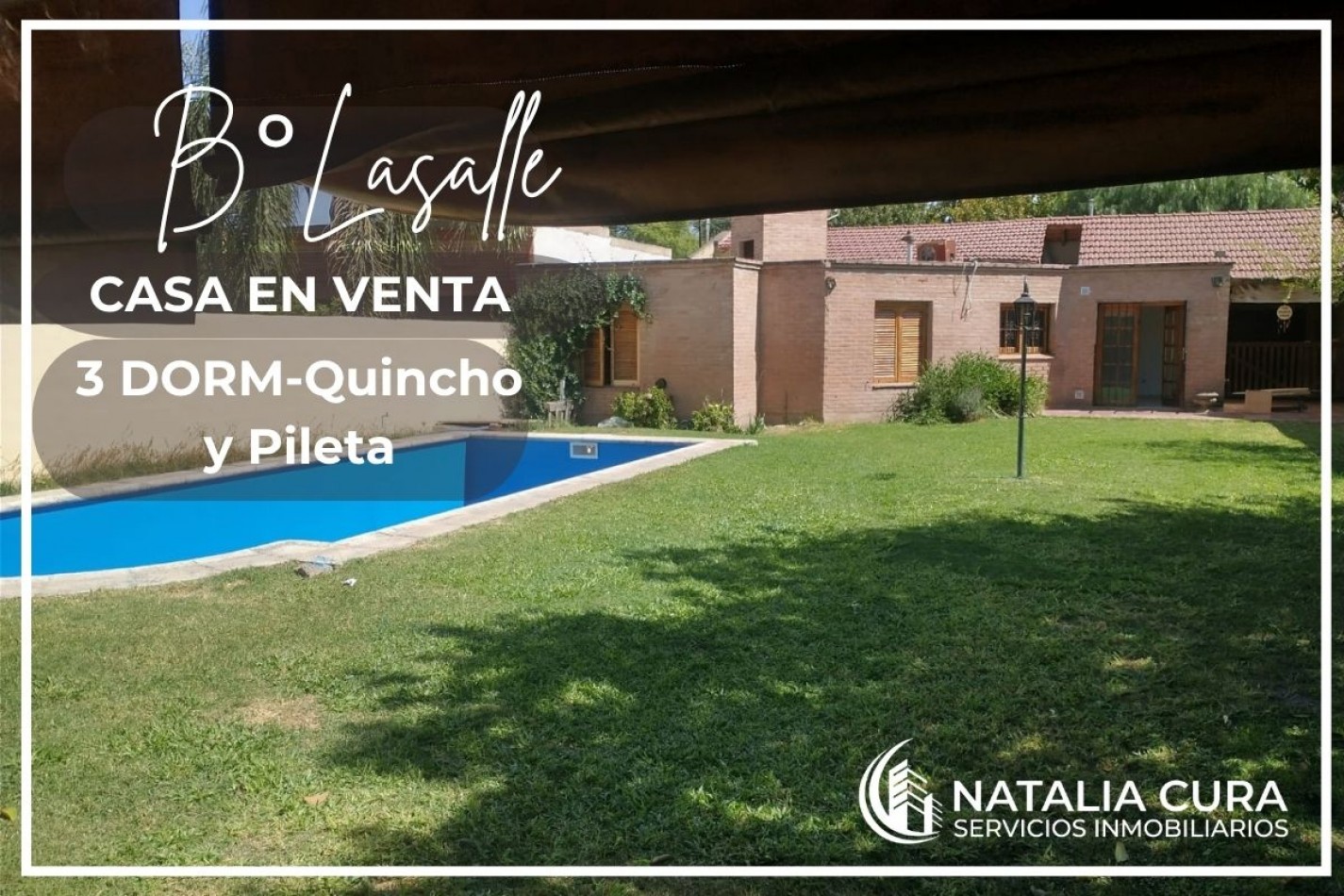 Casa 3 Dorm en Venta en B° La Salle-A Mts de Martinolli