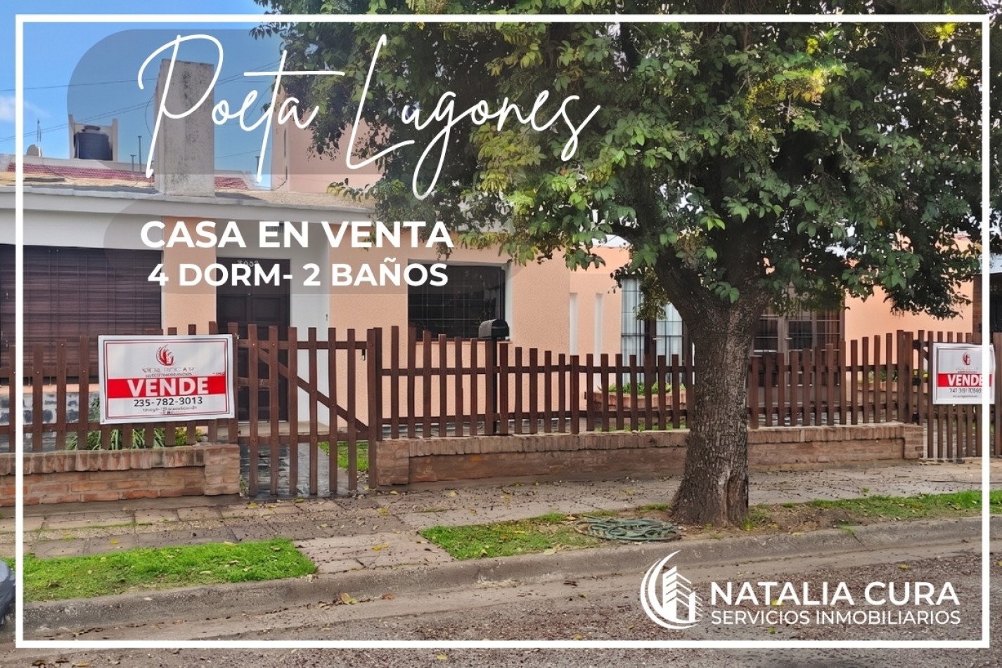 CASA EN VENTA - B° POETA LUGONES - IDEAL PARA MODERNIZAR