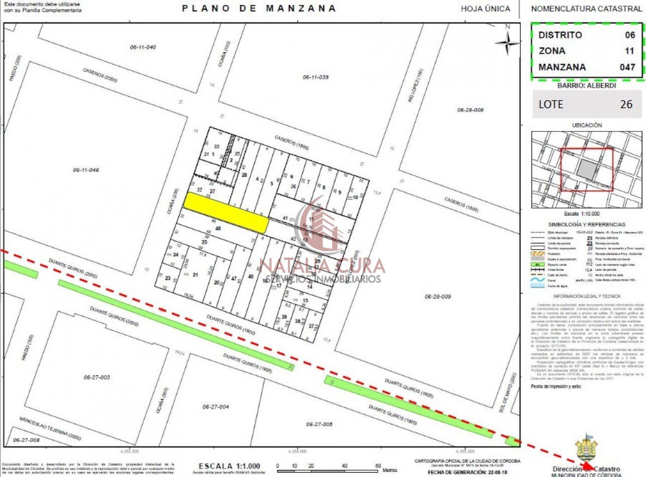 ALTO ALBERDI LOTE APTO EDIFICIO A MTS DE SHOPPING NUEVOCENTRO