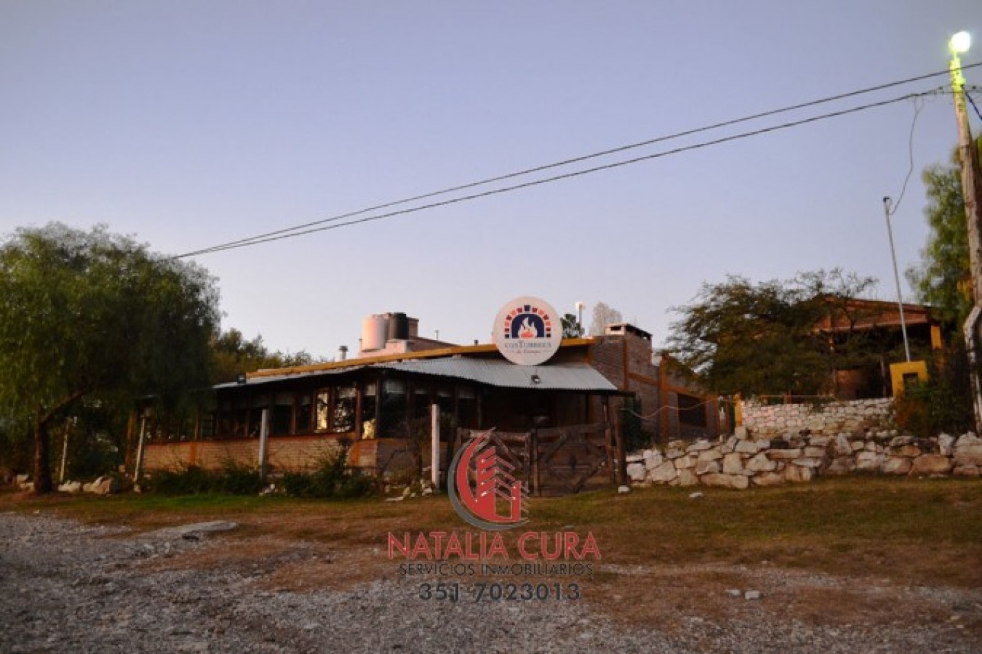 SOBRE RUTA 5- LA BOLSA- CASA MAS RESTAURANTE  A CUADRAS DEL RIO!! IMPERDIBLE