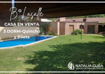Casa 3 Dorm en Venta en B° La Salle-A Mts de Martinolli