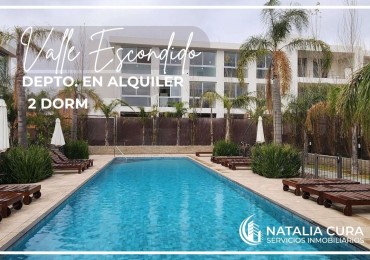 DEPARTAMENTO EN ALQUILER - Valle Escondido (La Rosella)